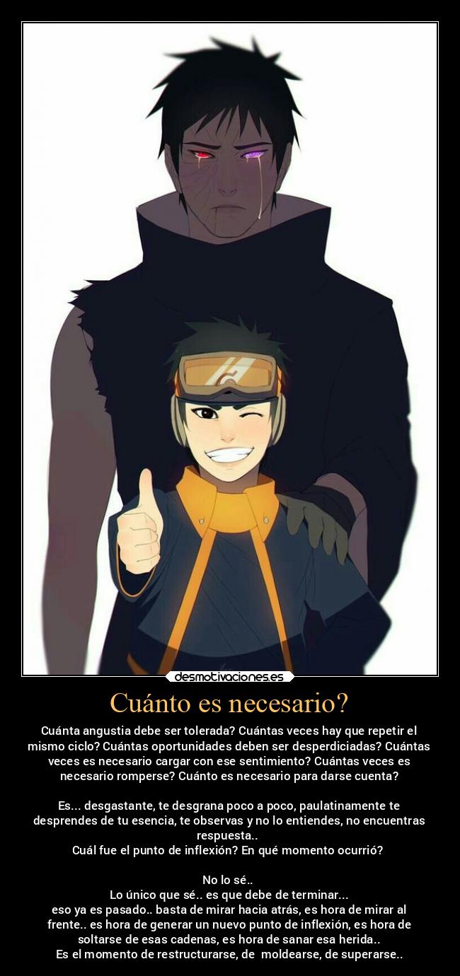 carteles desmotivaciones motivaciones naruto ambiguedad preguntasyrespuestas preguntas obito desmotivaciones