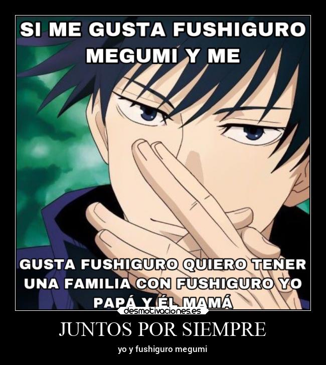 carteles sexo amo fushiguro megumi desmotivaciones