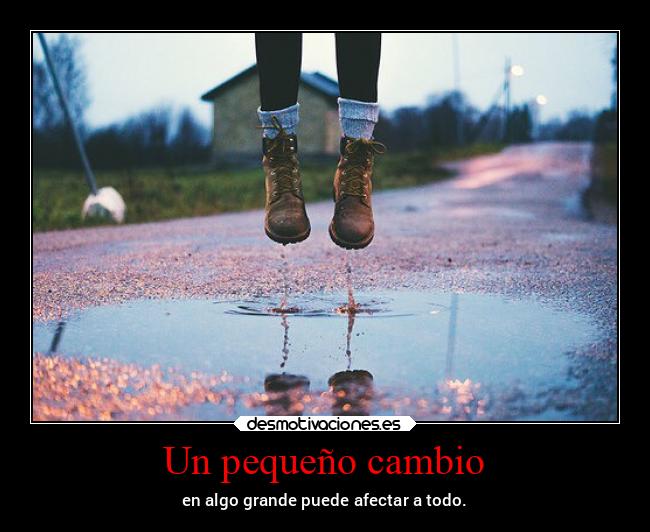 Un pequeño cambio -