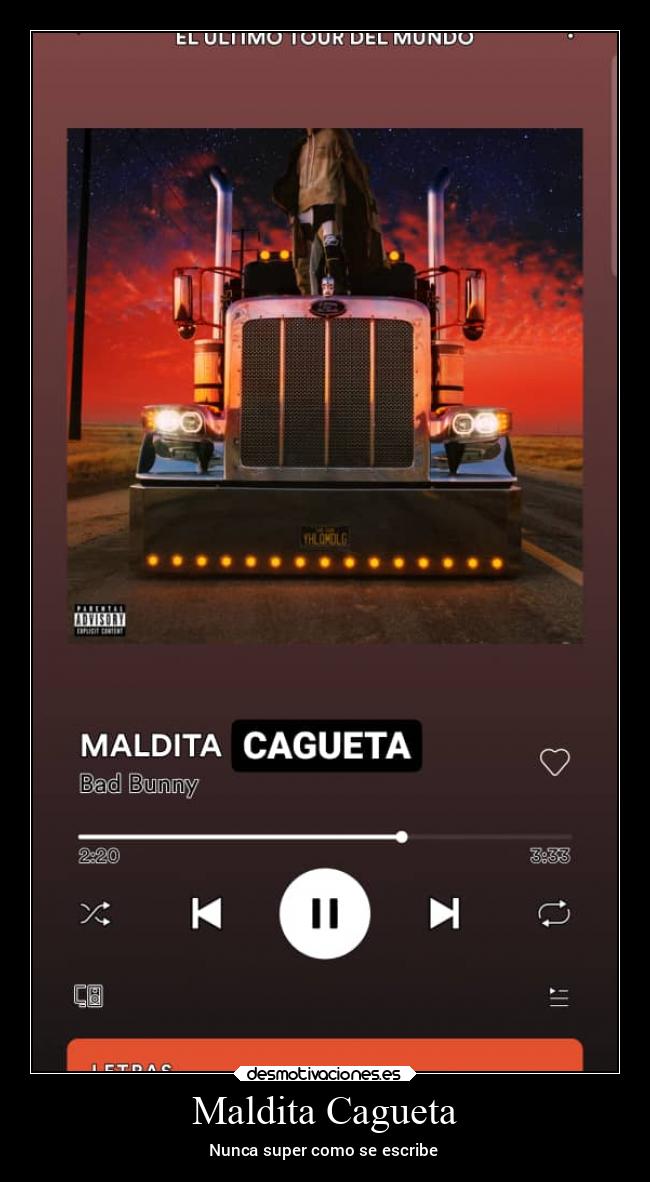 Maldita Cagueta - Nunca super como se escribe