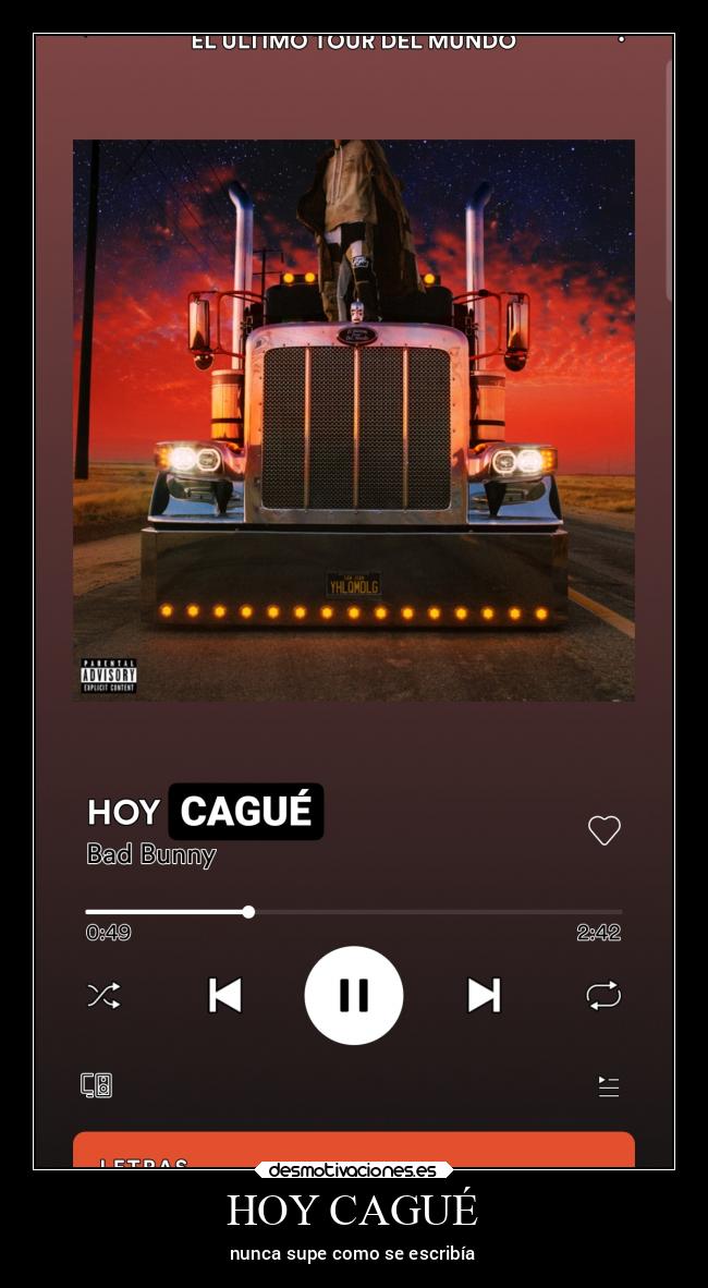 HOY CAGUÉ -