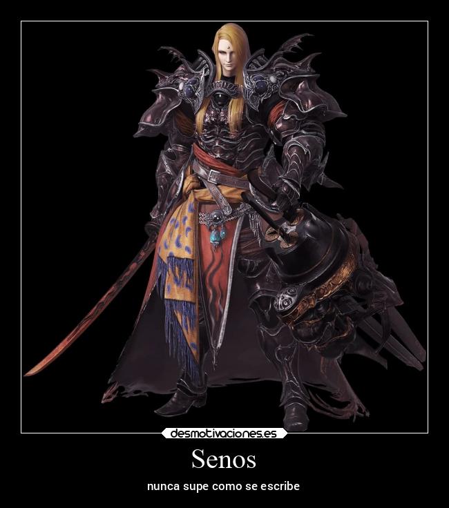 Senos - nunca supe como se escribe