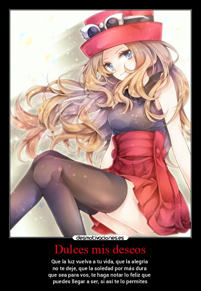 Dulces mis deseos -