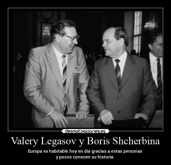 Valery Legasov y Boris Shcherbina Desmotivaciones