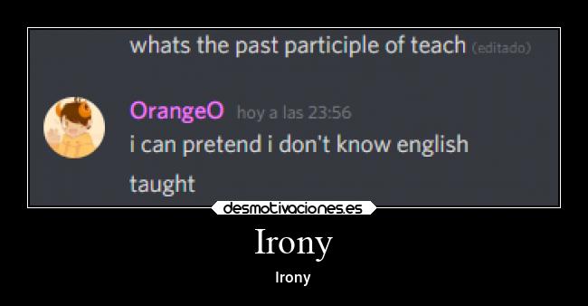 Irony - Irony