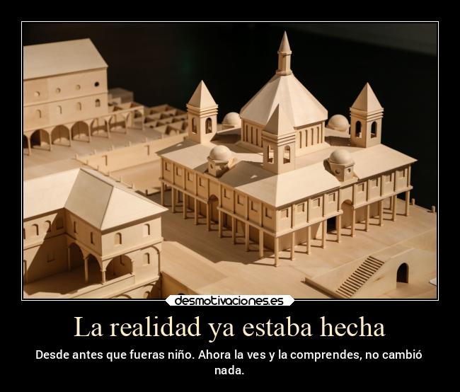 carteles problemas realidad hechos permanecer maqueta desmotivaciones