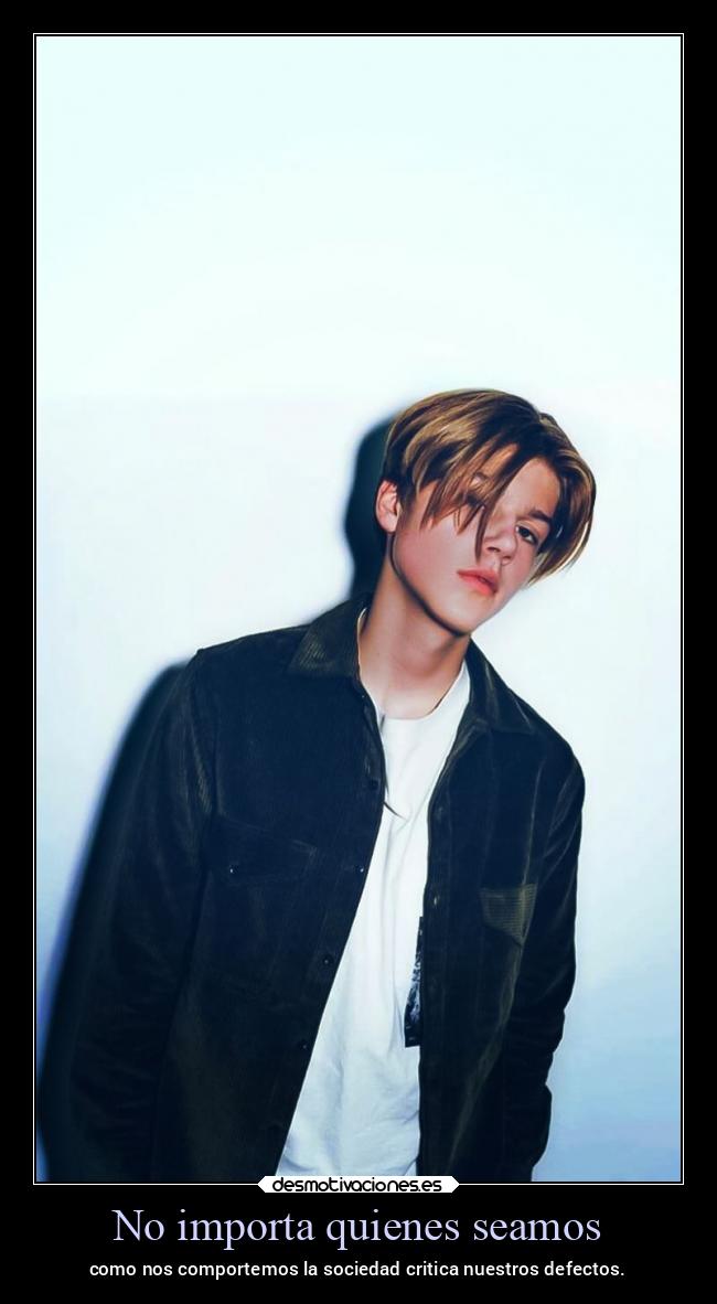 No importa quienes seamos - como nos comportemos la sociedad critica nuestros defectos.