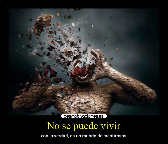 No se puede vivir -