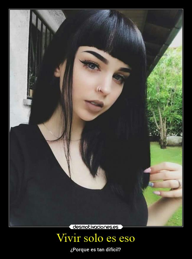 Vivir solo es eso - 