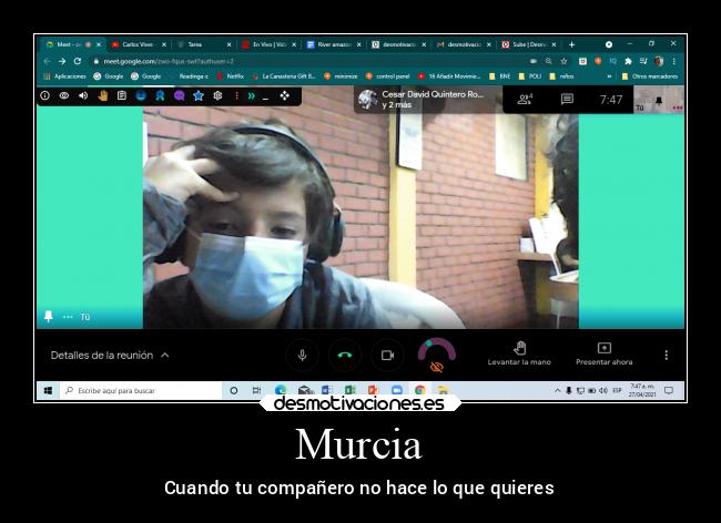 Murcia - Cuando tu compañero no hace lo que quieres