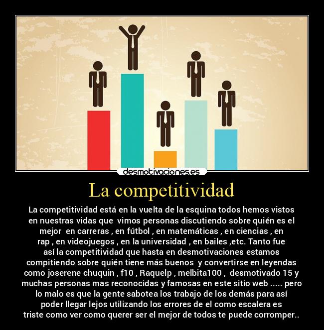 La competitividad -