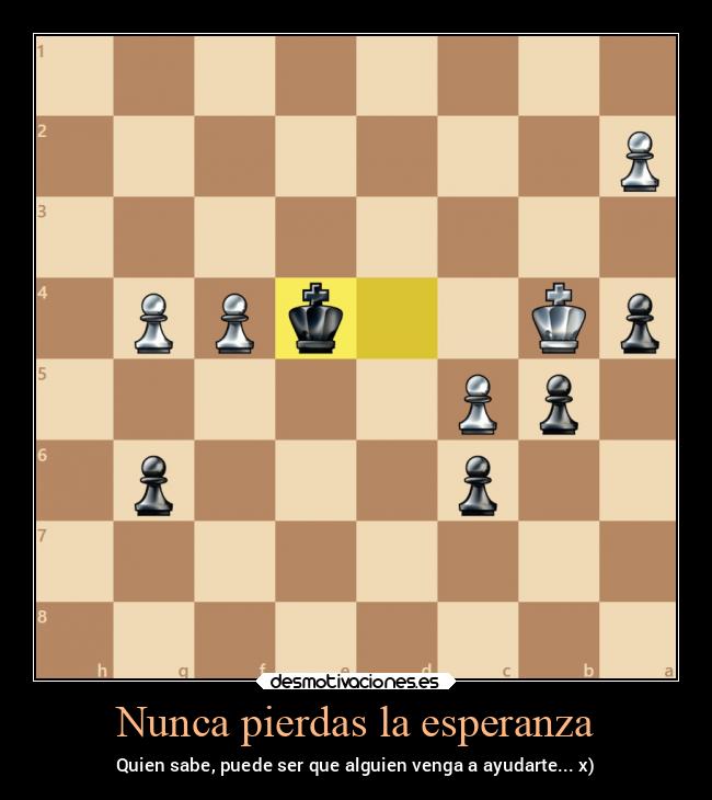 Nunca pierdas la esperanza - 