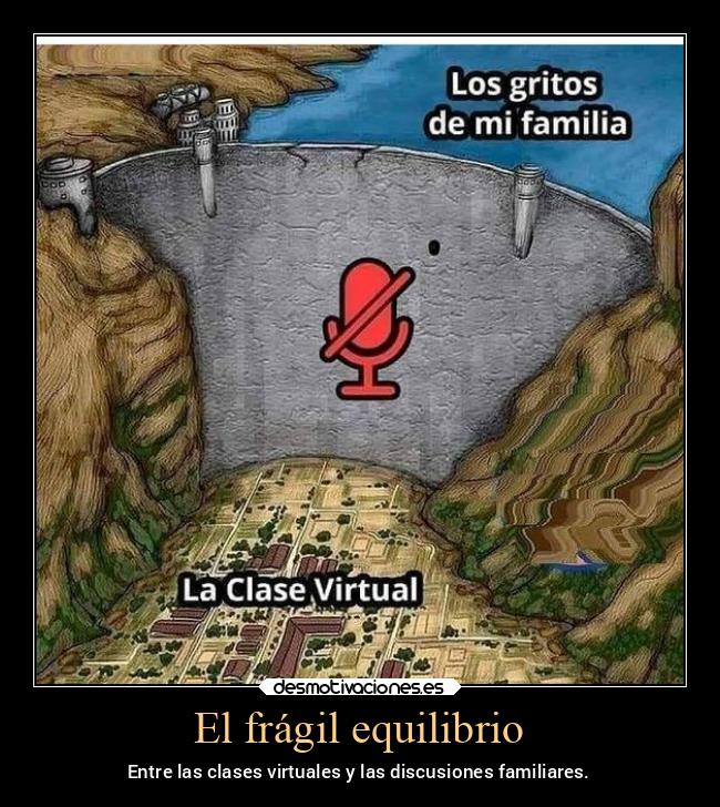 carteles familia escuela distancia virtual estudios clases pandemia2021 fragilidad desmotivaciones