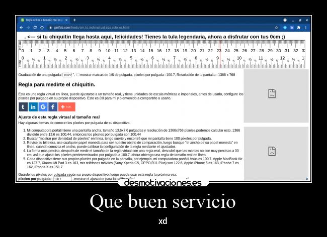 Que buen servicio - xd