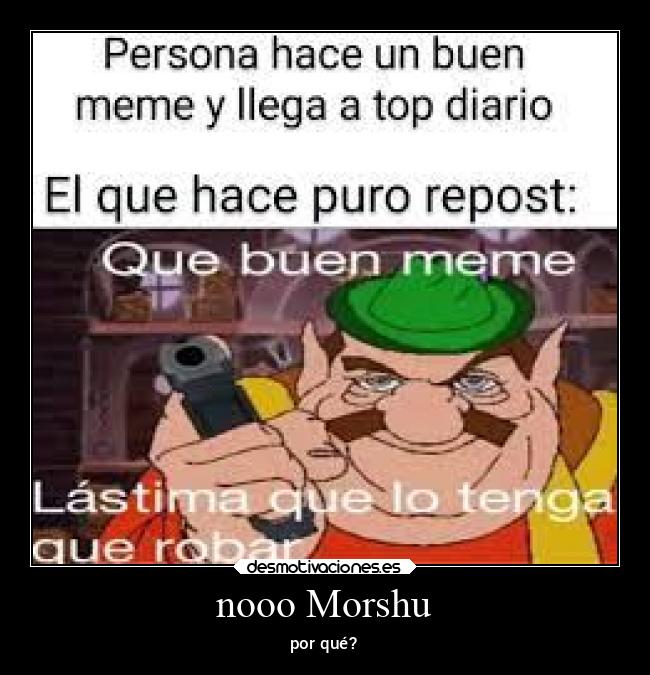 nooo Morshu - por qué?