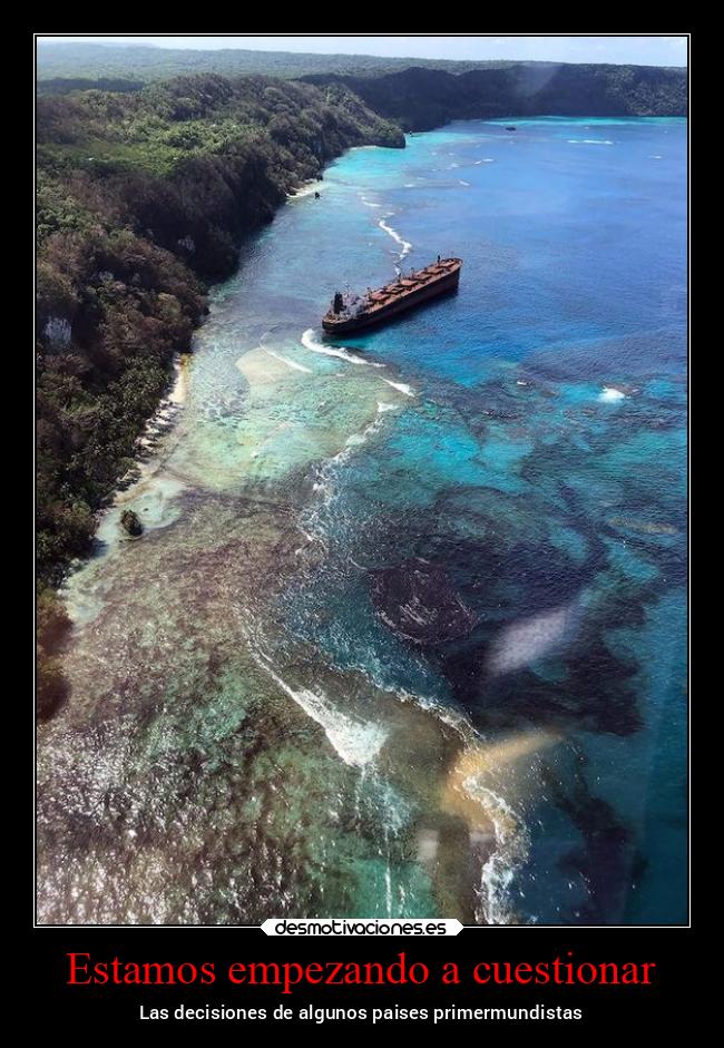 carteles pensamientos primermundistas paises decisiones contaminacion japon radiacion noticias2021 desmotivaciones