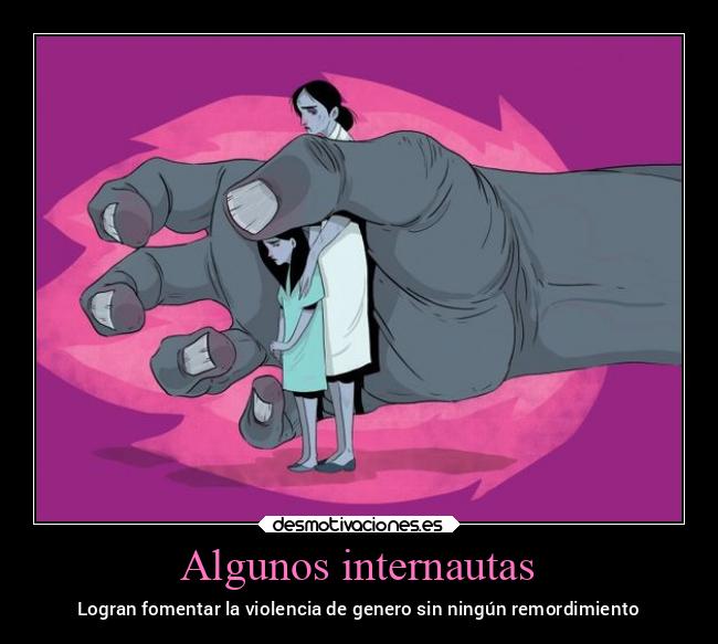 carteles pensamientos tristeza peligro violencia genero fomentar usuarios inapropiado rumores desmotivaciones