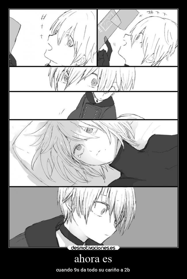 ahora es - cuando 9s da todo su cariño a 2b