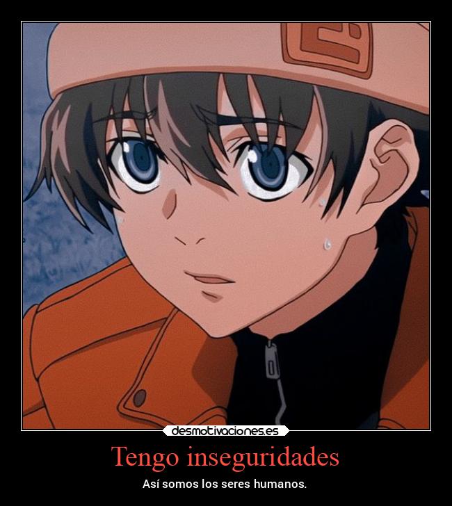 carteles anime humanidad humanos ser tener mirainikki yukiteru desmotivaciones