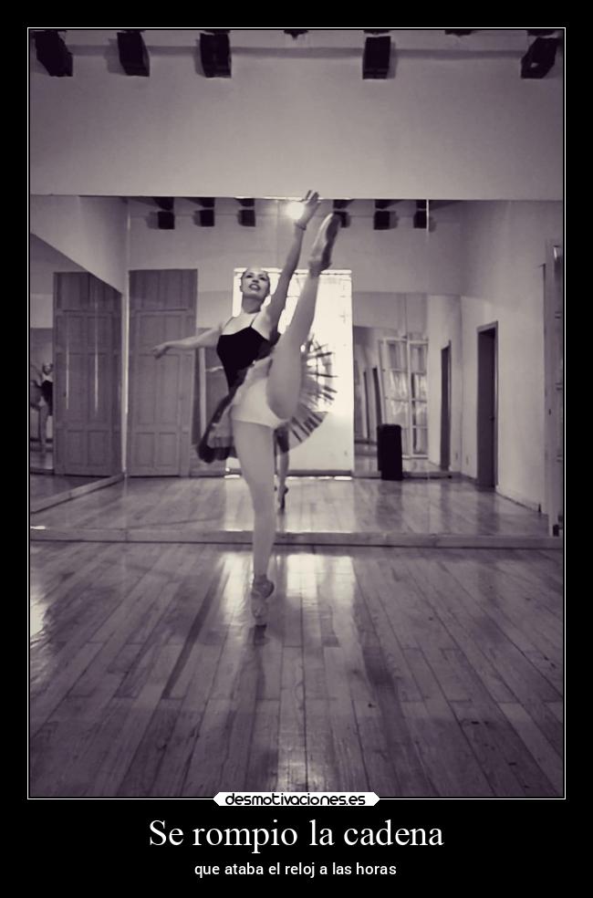 Se rompio la cadena - que ataba el reloj a las horas