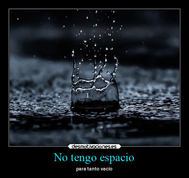 No tengo espacio - 