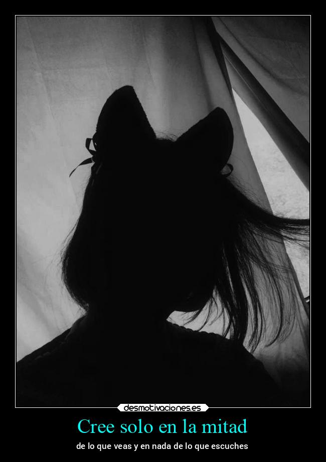 Cree solo en la mitad - 