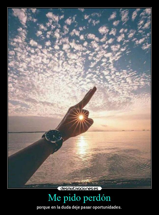 Me pido perdón - 