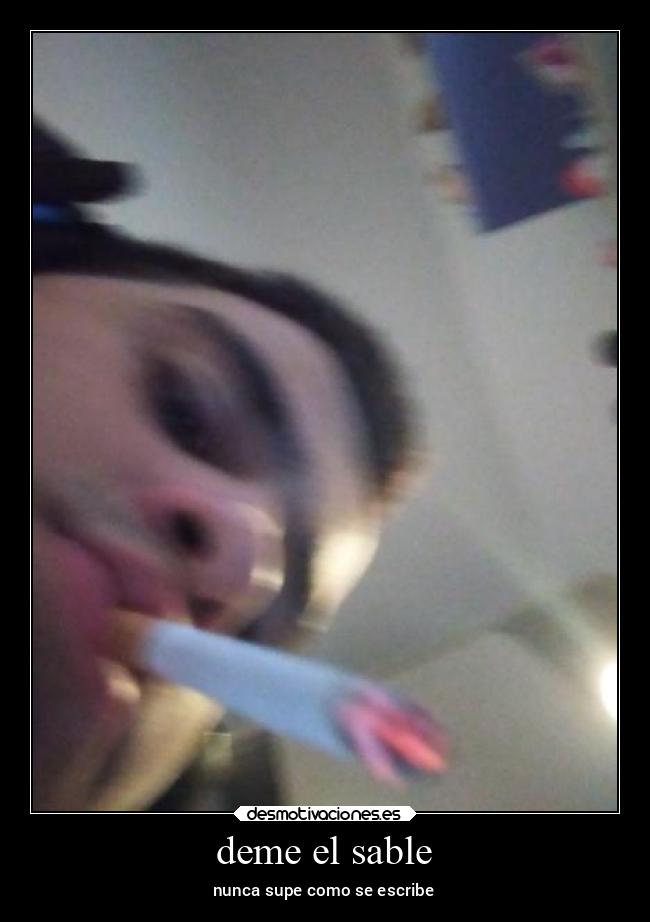 deme el sable - 