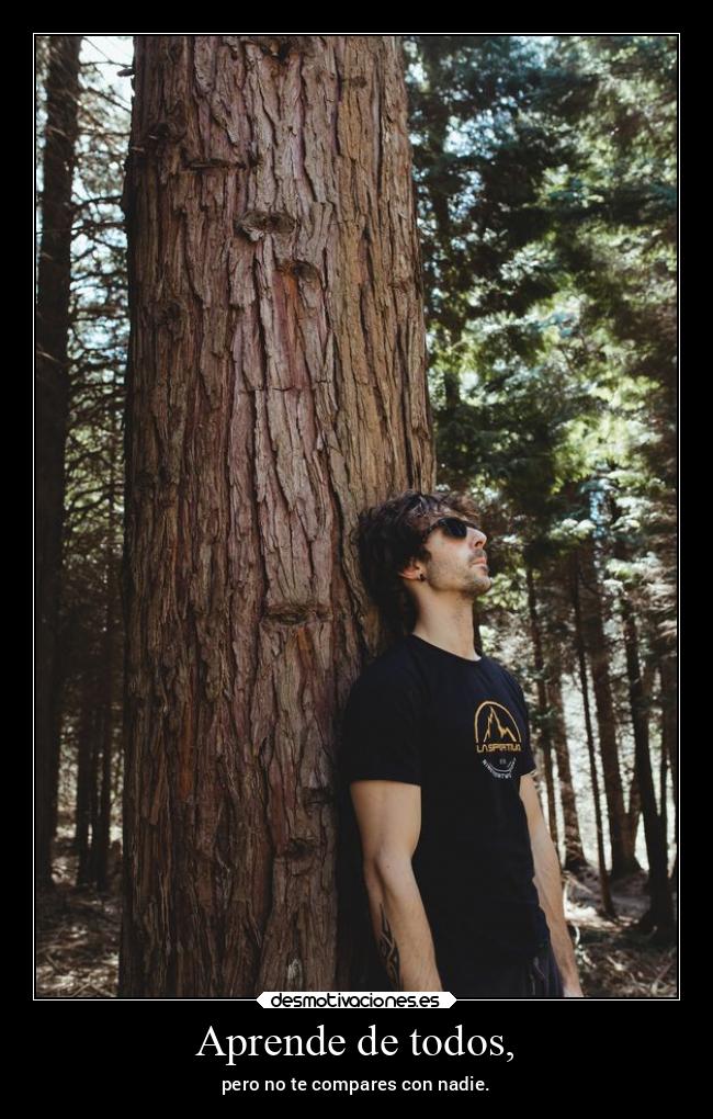 Aprende de todos, -