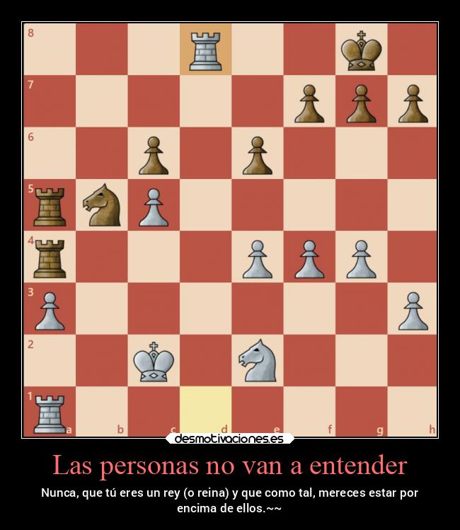 Las personas no van a entender - 