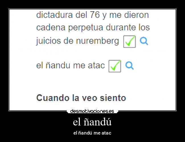 el ñandú - 