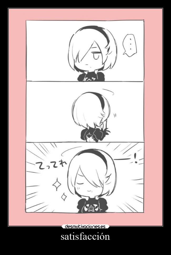 satisfacción -