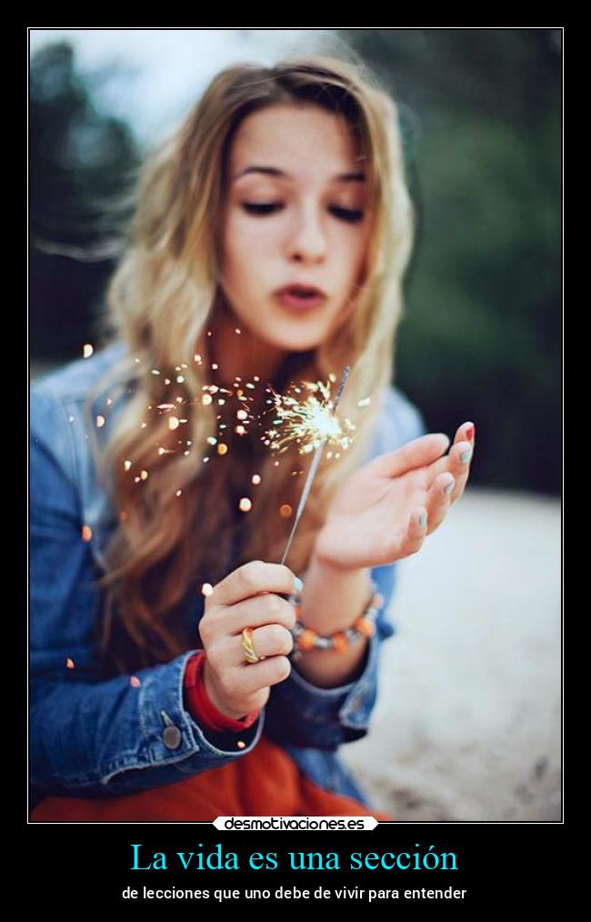 La vida es una sección - 
