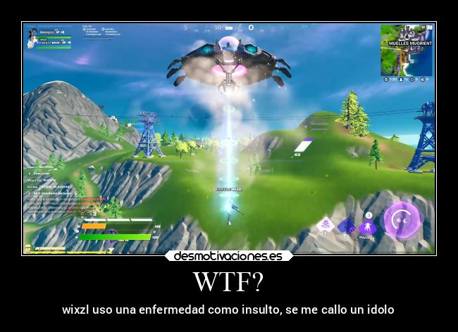 WTF? - wixzl uso una enfermedad como insulto, se me callo un idolo