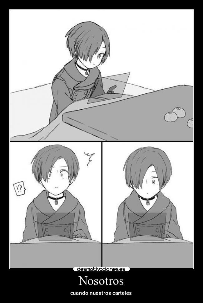 Nosotros - cuando nuestros carteles