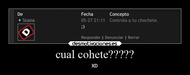 cual cohete????? - XD