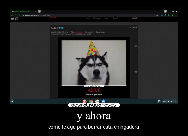 y ahora - como le ago para borrar esta chingadera