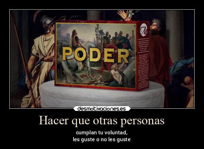 Hacer que otras personas -