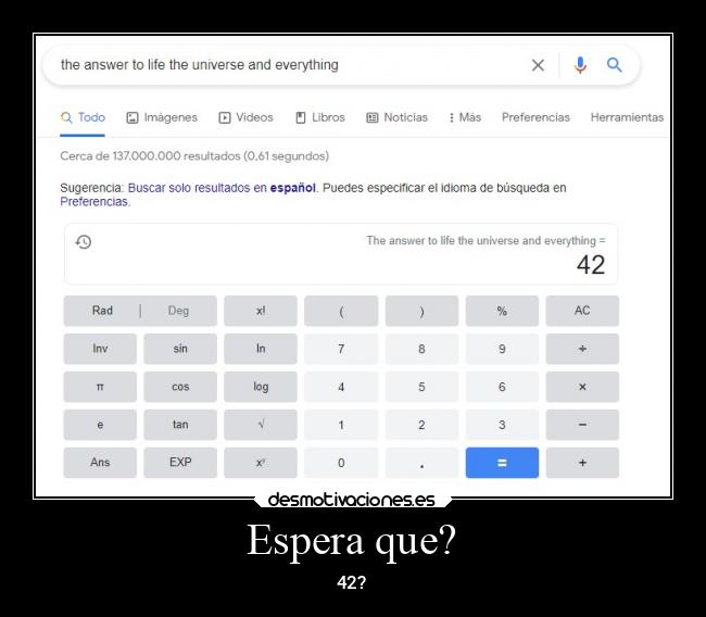 Espera que? -