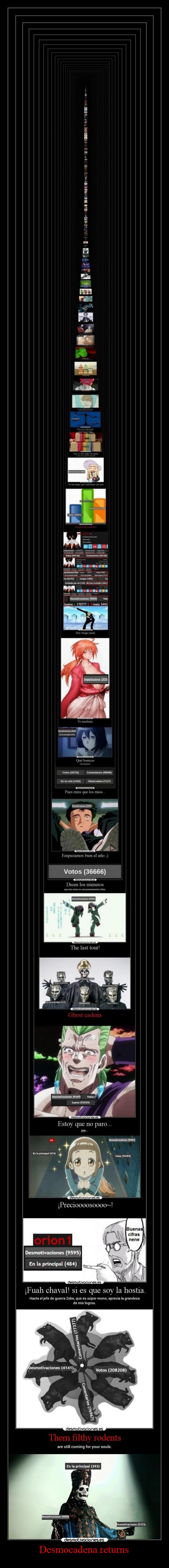 Desmocadena returns -