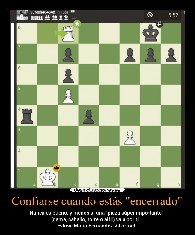 Confiarse cuando estás encerrado - 