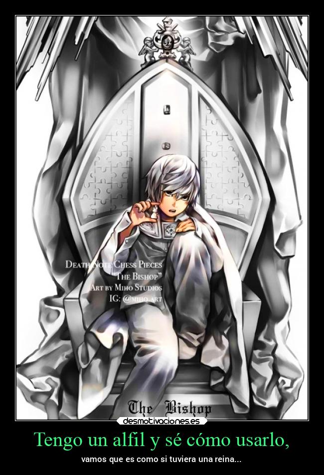 Tengo un alfil y sé cómo usarlo, - 