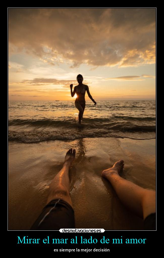 Mirar el mar al lado de mi amor - 