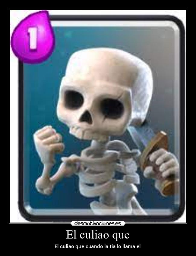 El culiao que -