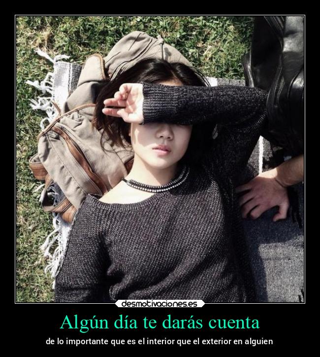 Algún día te darás cuenta - 