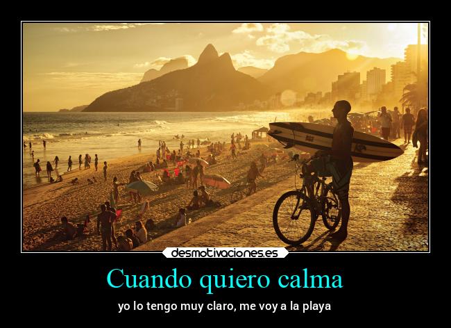 Cuando quiero calma - 