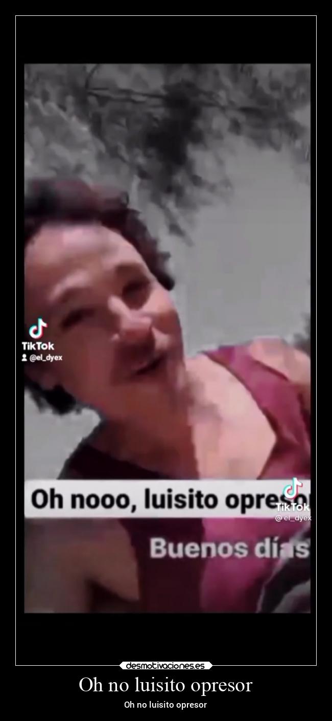 Oh no luisito opresor - 