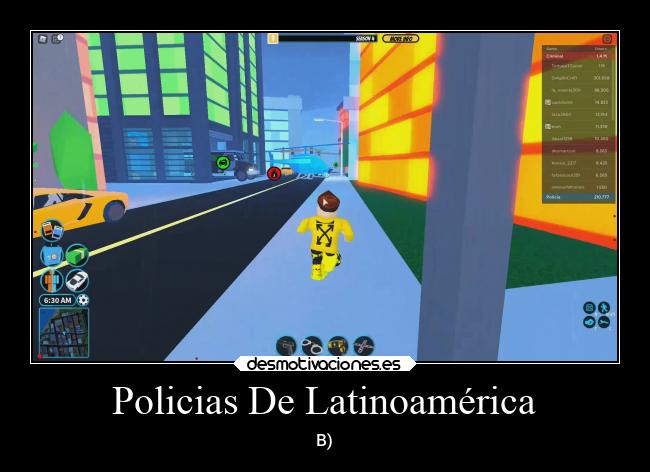 Policias De Latinoamérica - B)