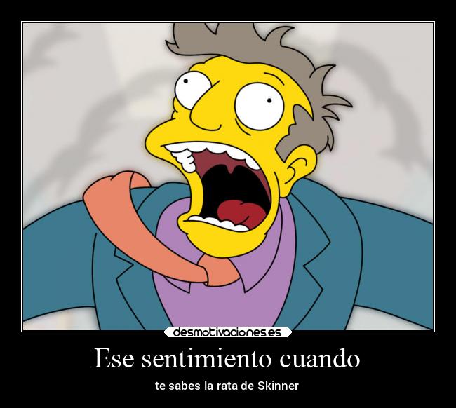 Ese sentimiento cuando - te sabes la rata de Skinner