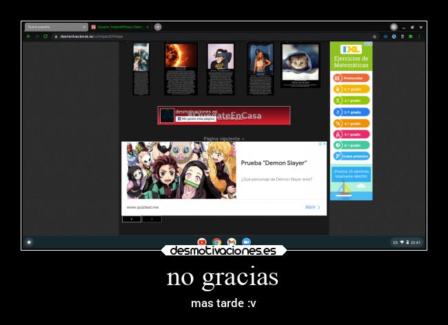 no gracias - mas tarde :v